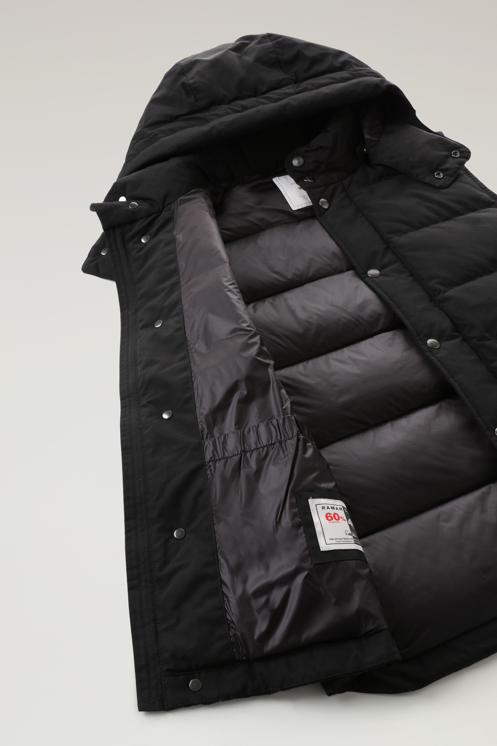 Aleutian Vest with Detachable Hood Black photo 11 | Woolrich