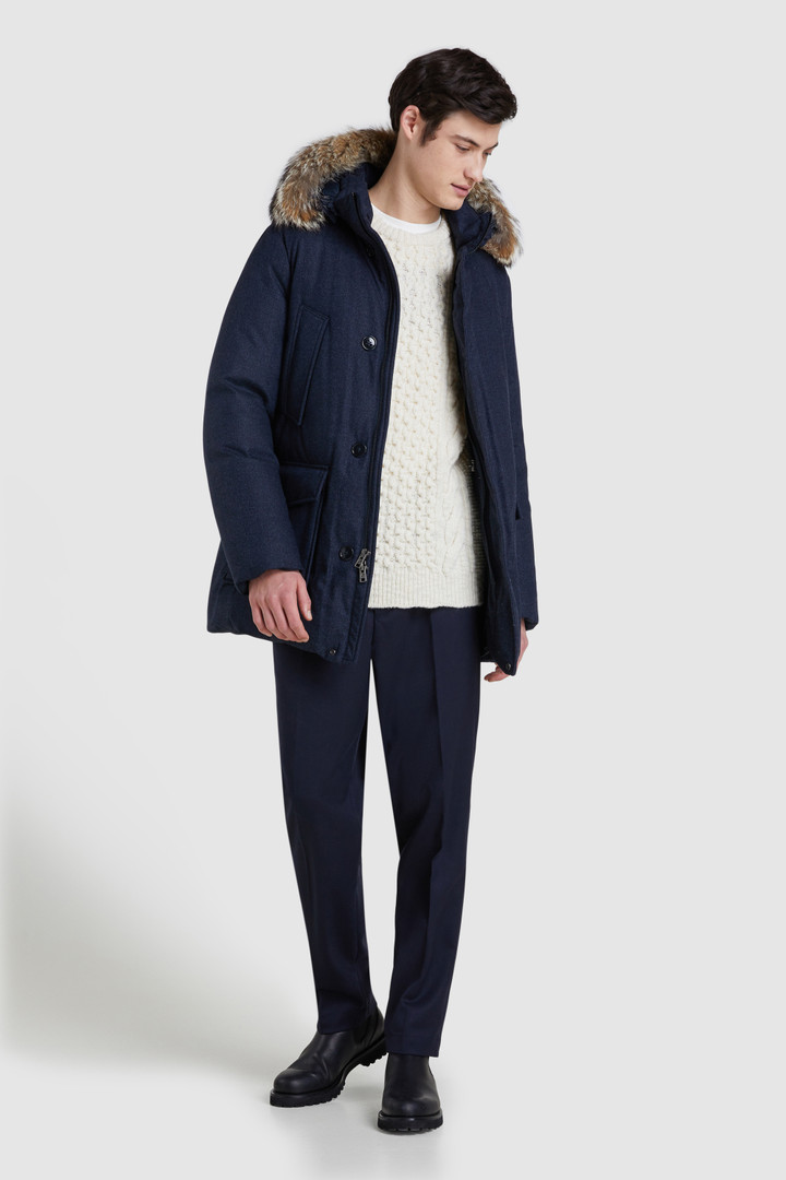 Arctic Parka luxe in lana pregiata