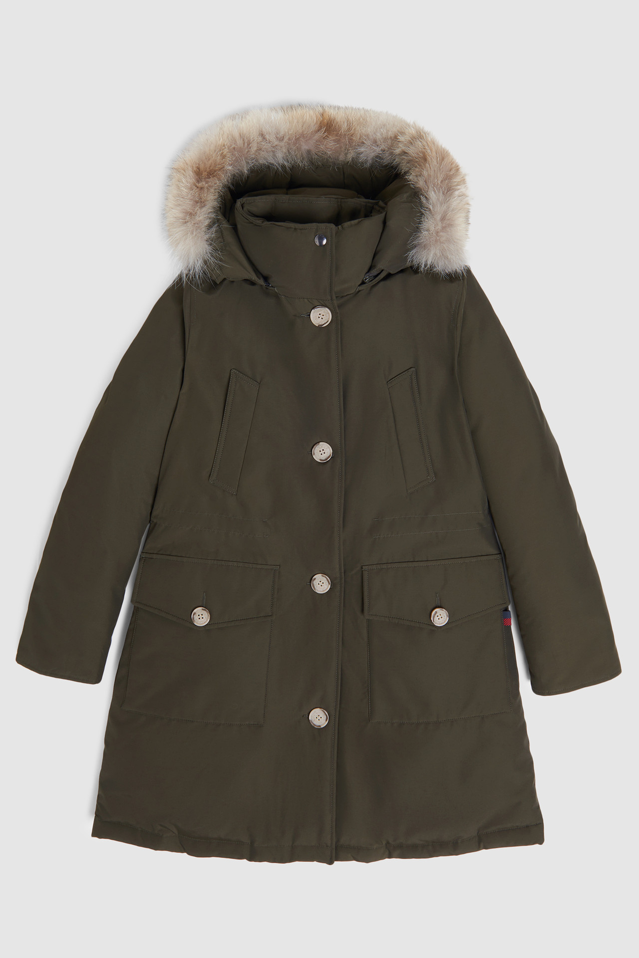 Long Arctic Parka With Racoon Fur Women | Woolrich