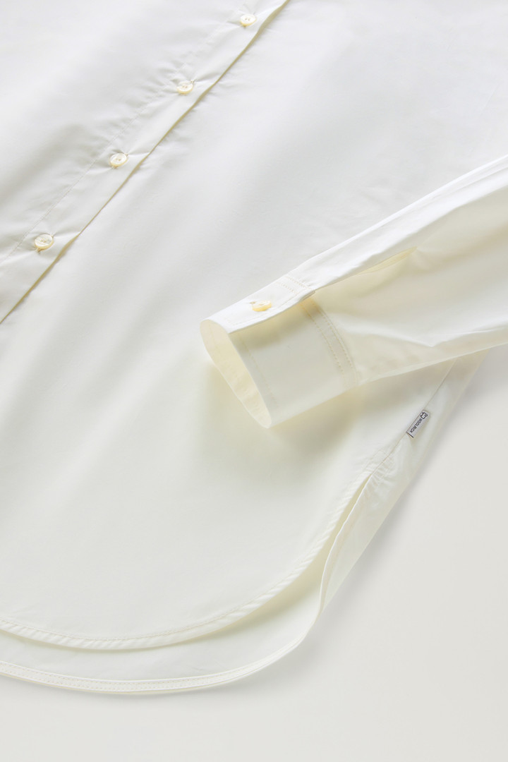 Poplin Shirt in Pure Cotton White photo 7 | Woolrich