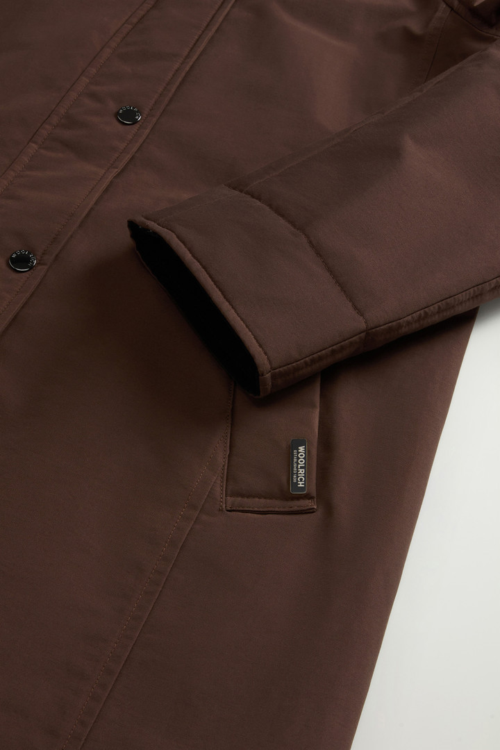Cappotto in Ramar Cloth con colletto in velluto Marrone photo 7 | Woolrich