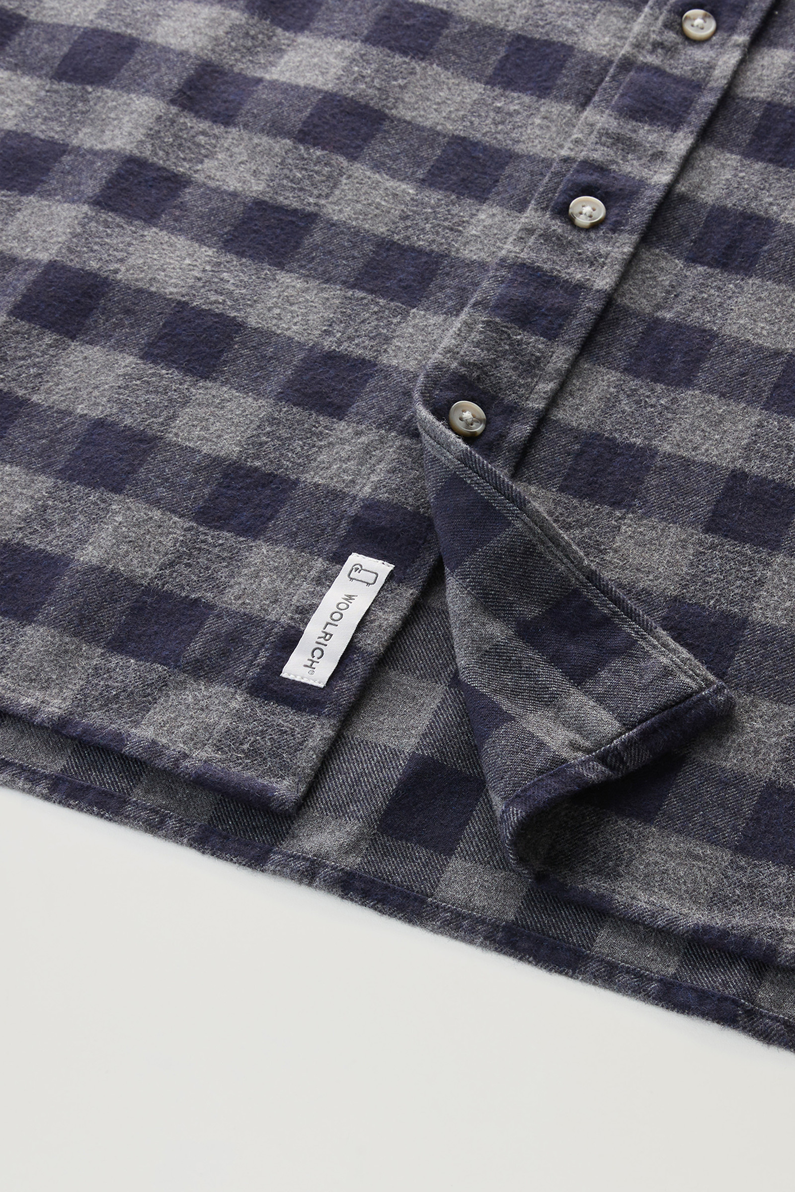 Traditionelles Karoshirt aus Flanell blau photo 8 | Woolrich