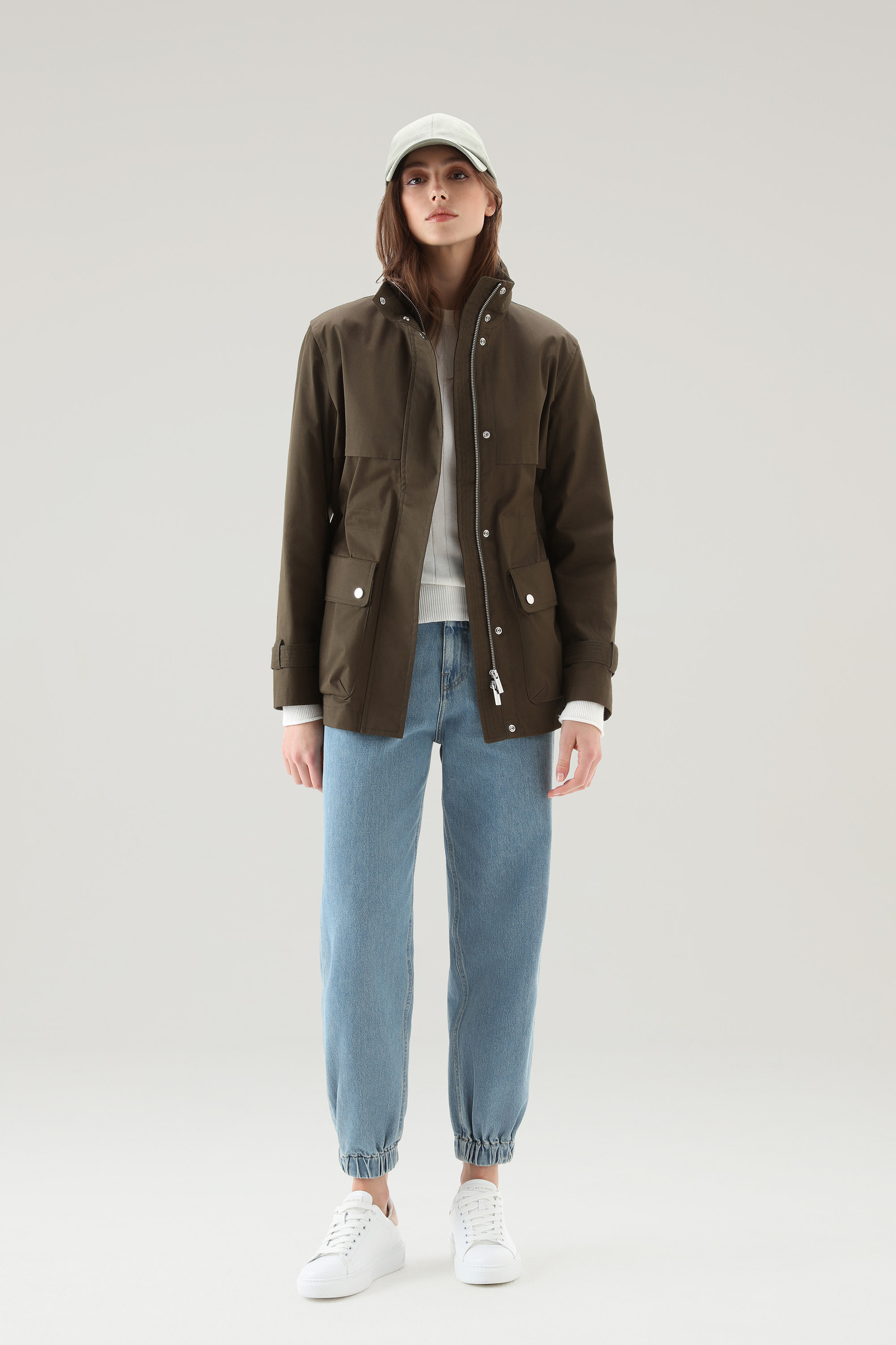 Havice Field Jacket with Foldable Hood Green photo 2 | Woolrich