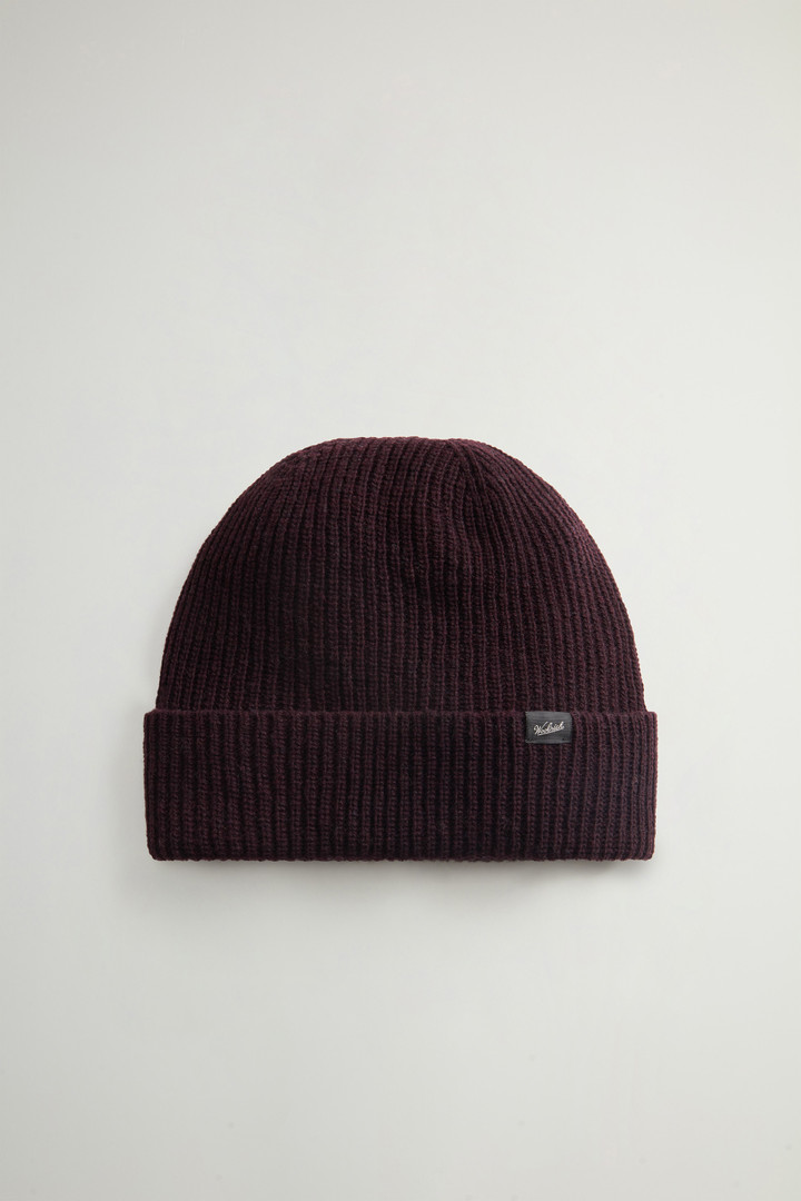 Beanie in Wool Blend Red photo 1 | Woolrich