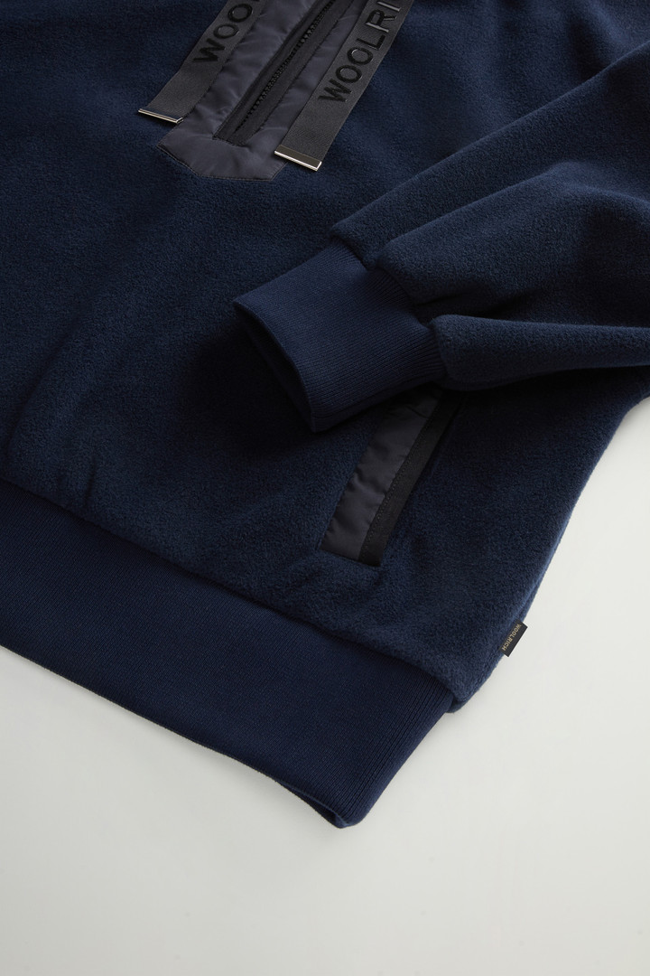 Fleece Hoodie Blue photo 7 | Woolrich