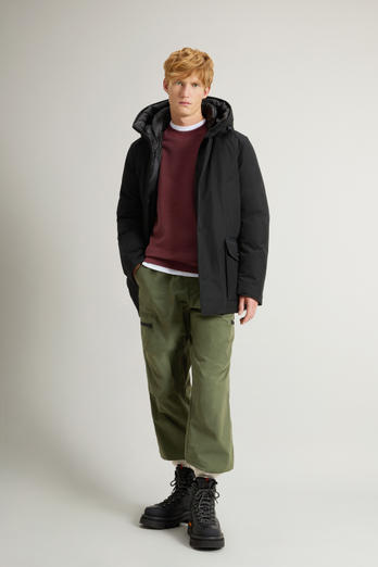 Arctic Anorak in Ramar Cloth Black | Woolrich