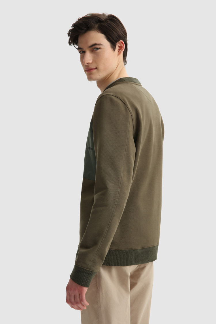 Sweatshirt mit Rundhalsausschnitt und gedrucktem Logo