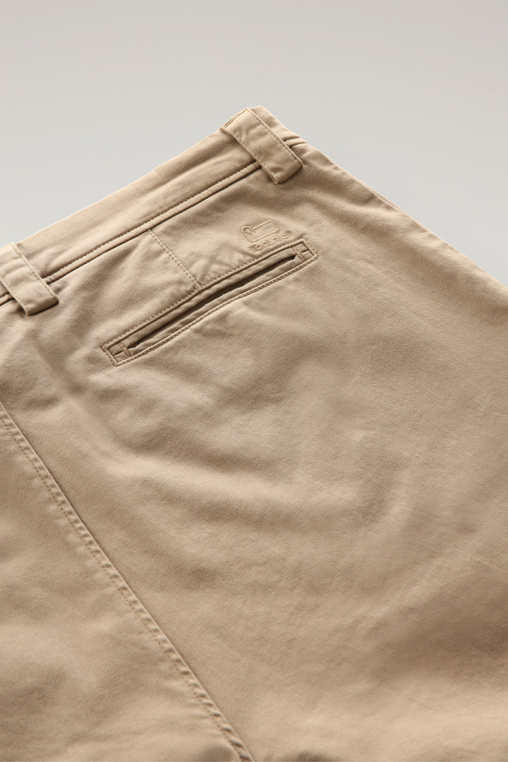 Stretch Cotton Chino Pants Beige photo 6 | Woolrich