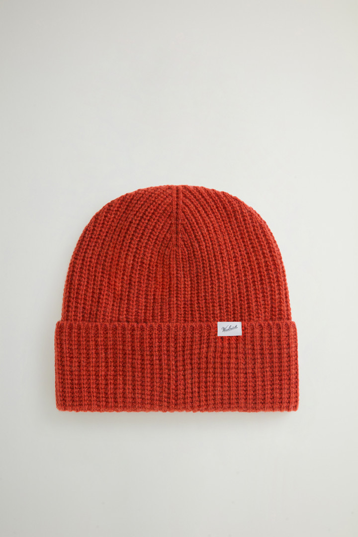 Merino Virgin Wool-Blend Beanie Red photo 1 | Woolrich