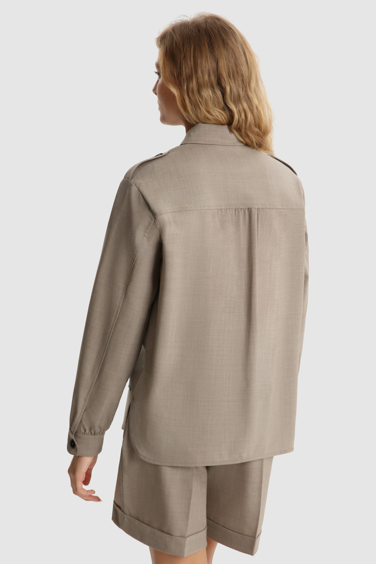 Surchemise en laine Mérinos froide