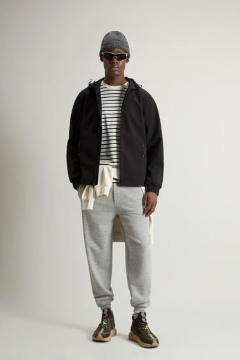 Jacket in Tech Softshell Black | Woolrich