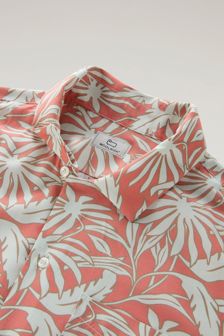 Overhemd met tropische opdruk Roze photo 7 | Woolrich