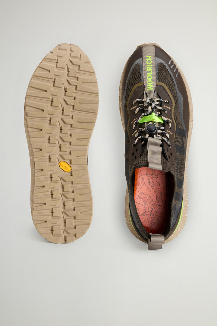 Stretch Fabric Sneakers by Todd Snyder Brown photo 4 | Woolrich