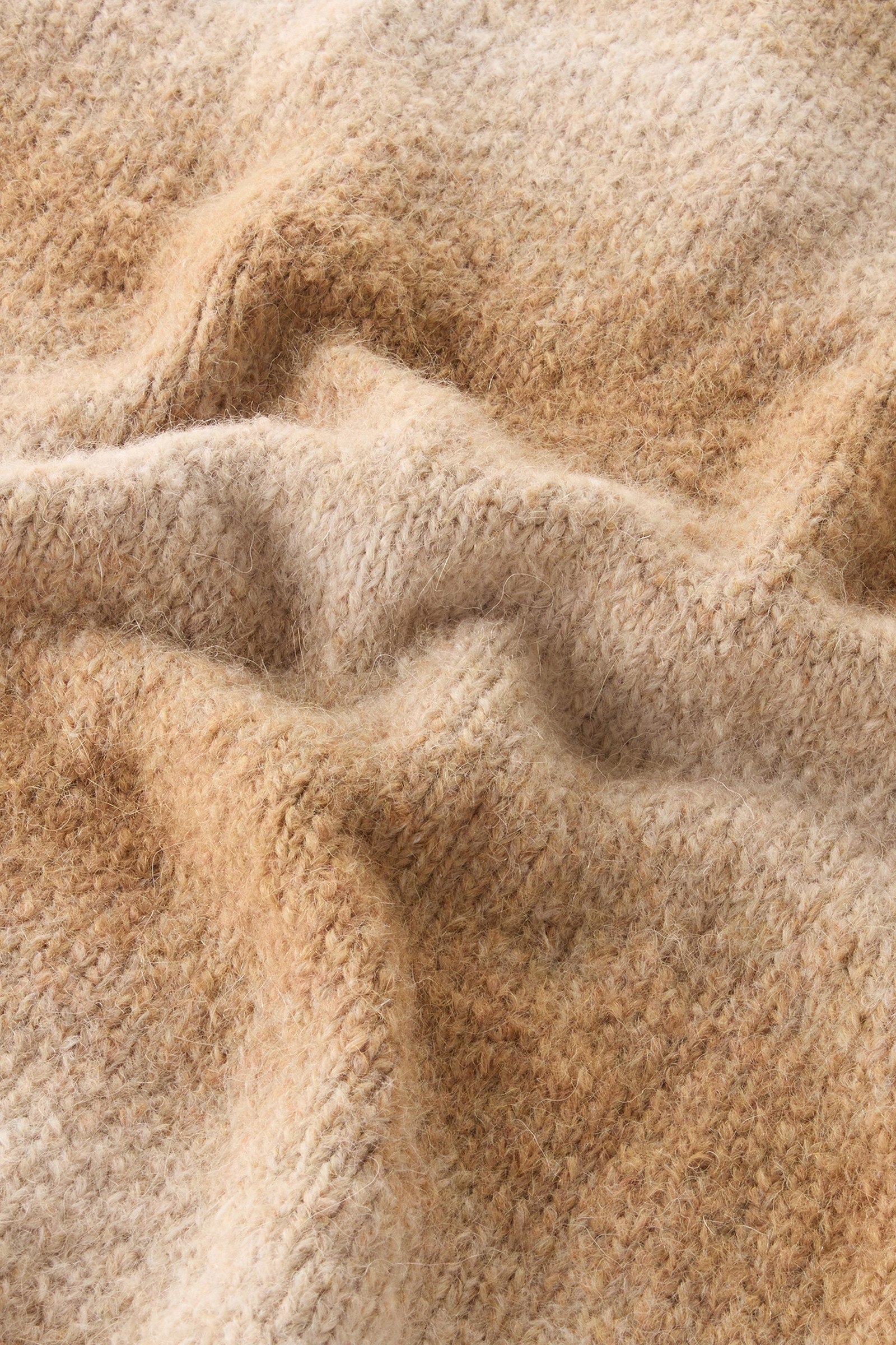 Cardigan dégradé in misto alpaca beige photo 8 | Woolrich