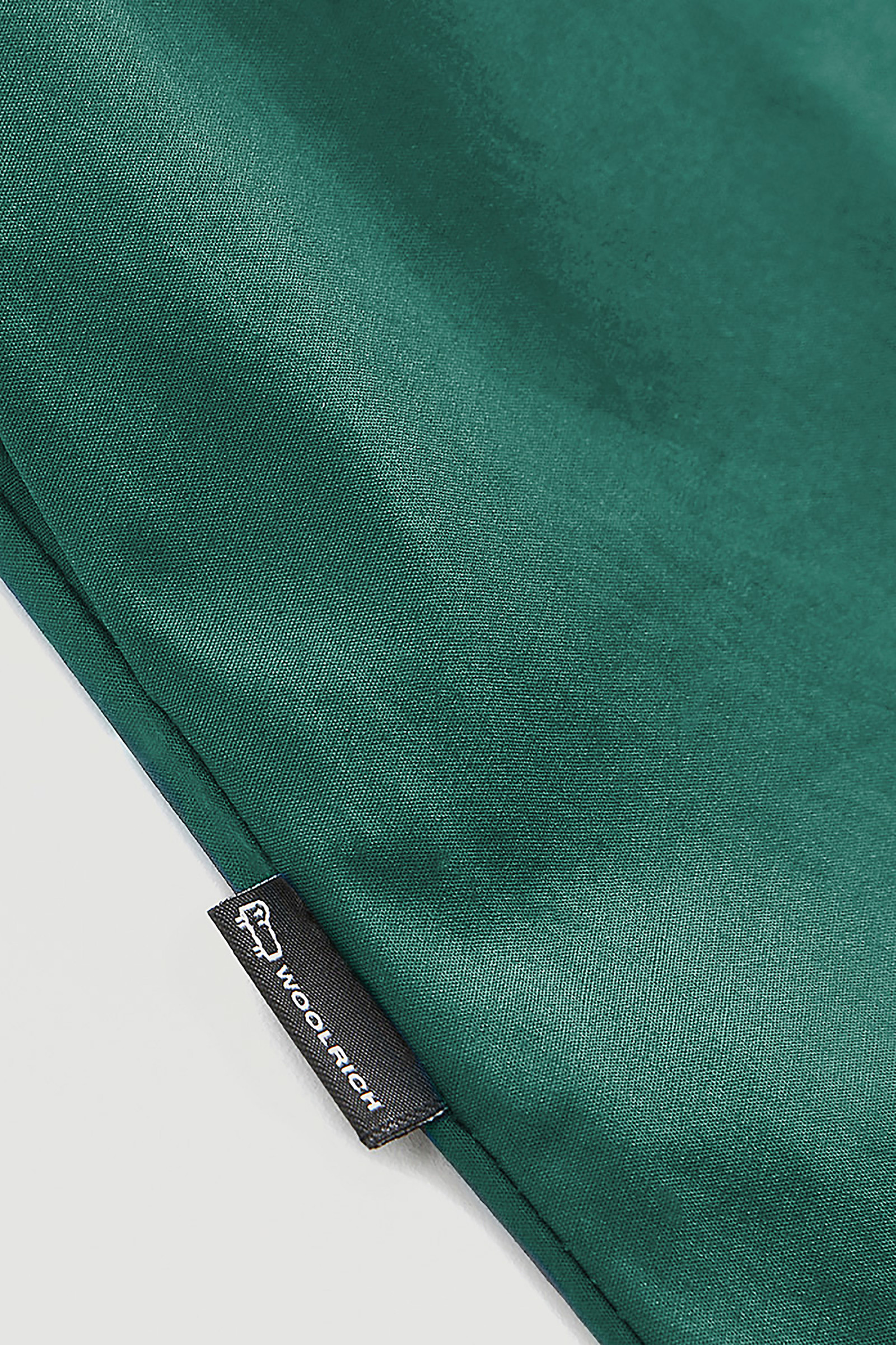 Vestido midi de popelina de puro algodón verde photo 8 | Woolrich