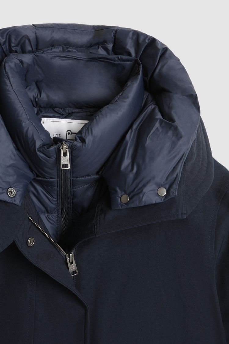 Lange 3-in-1 Military parka van ecologische Ramarstof