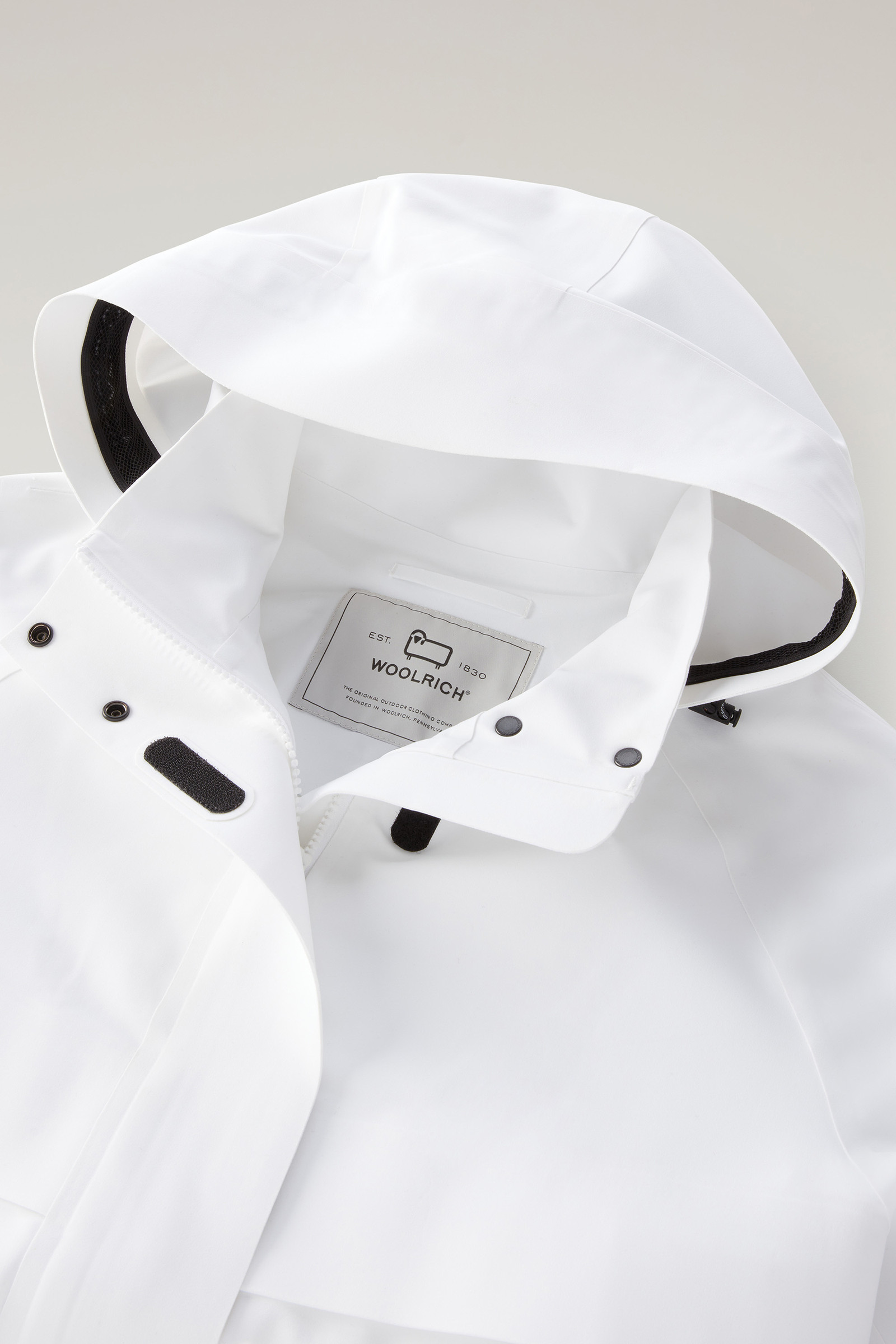 Veste courte Tech Commuting en nylon élastique blanc photo 6 | Woolrich
