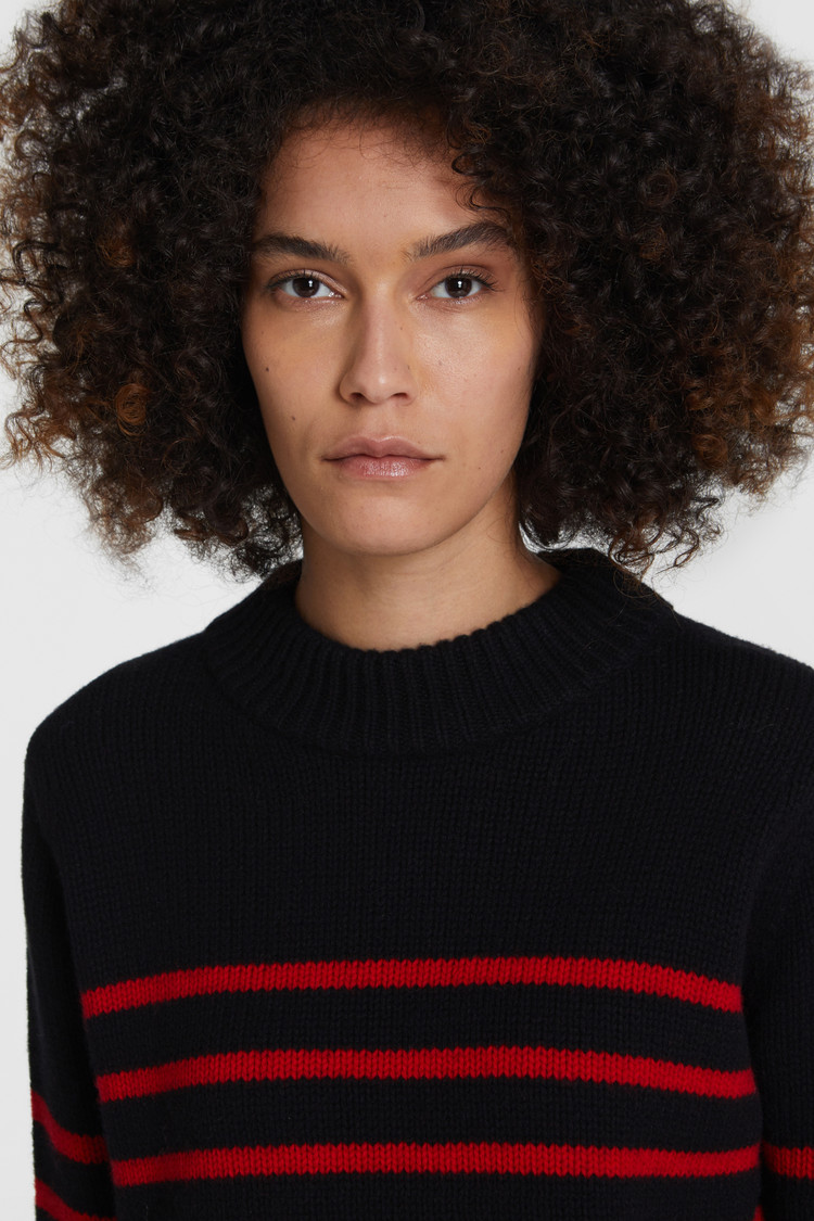 Kaschmirpullover mit Rundhalsausschnitt