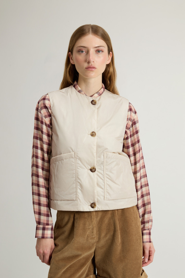 Crewneck Nylon Vest White photo 1 | Woolrich