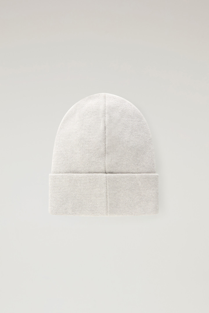 Kids' Beanie with Logo Gray photo 2 | Woolrich