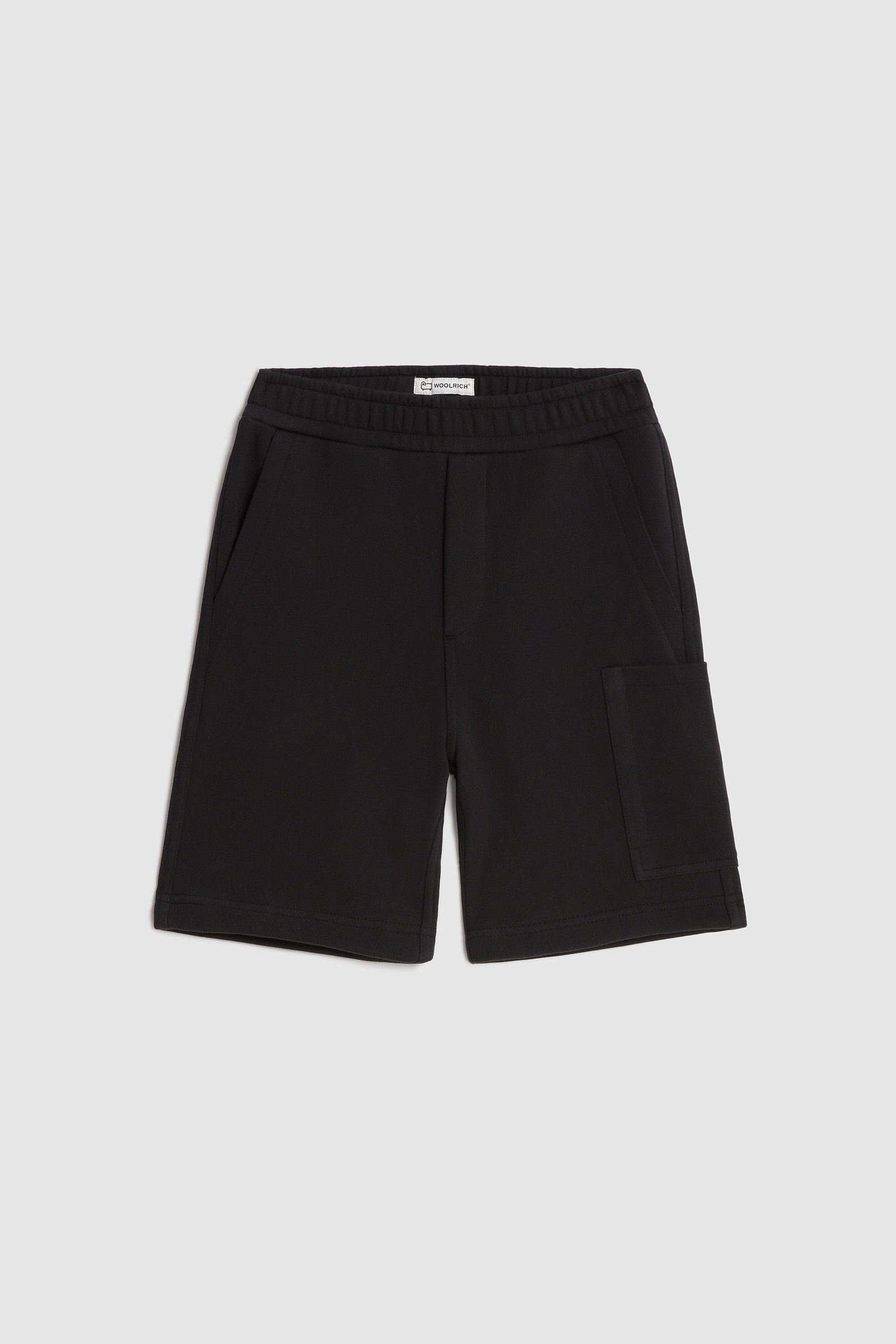 Outdoor-Shorts aus Fleece für Jungen Schwarz | Woolrich