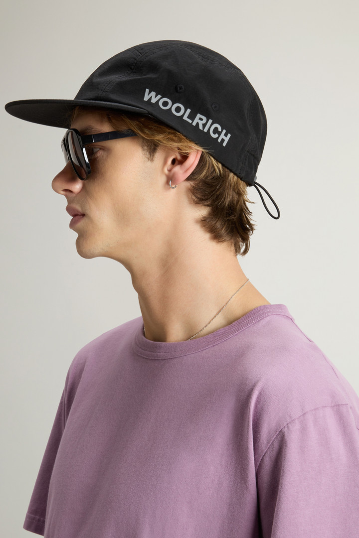 Pure Cotton T-Shirt with Graphic Print Purple photo 4 | Woolrich