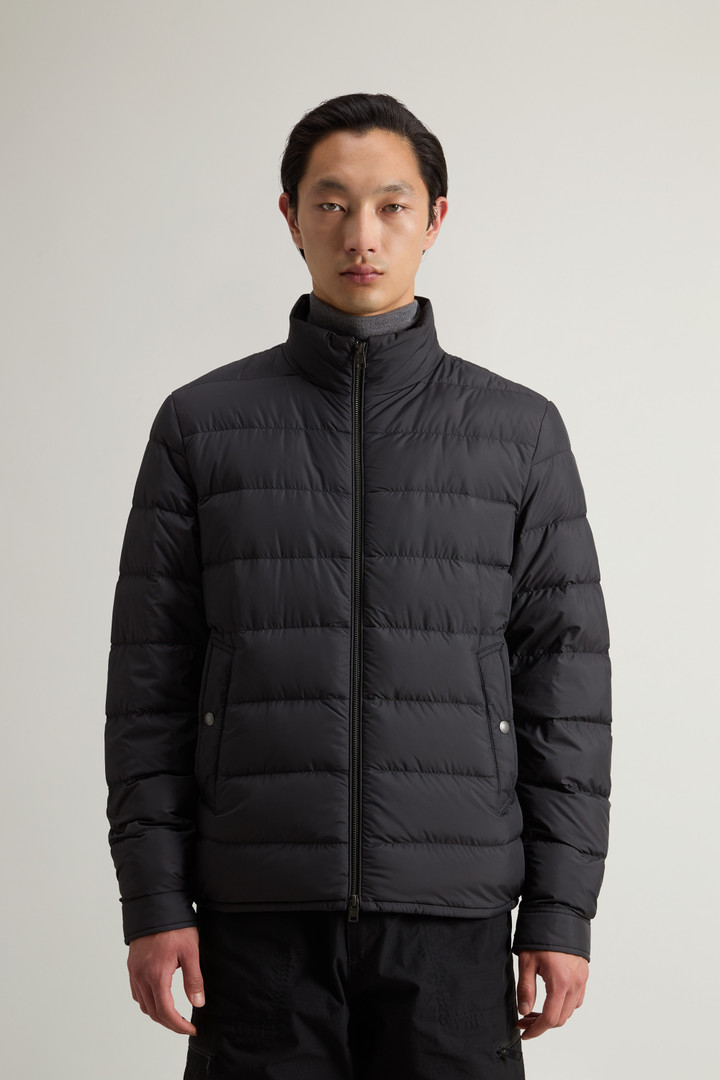 Lightweight Down Jacket in Microfiber Black photo 1 | Woolrich