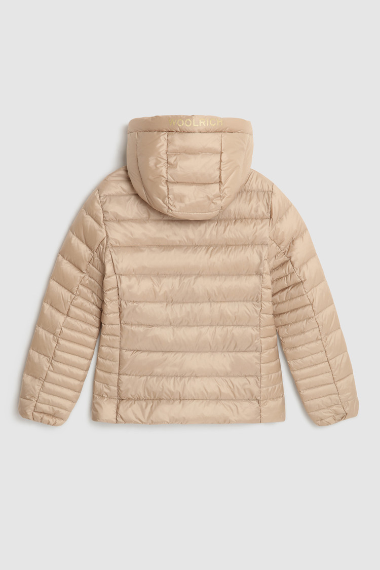 Girl's Sundance quilted jacket with hood