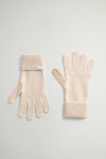 Gloves in Wool Blend White | Woolrich
