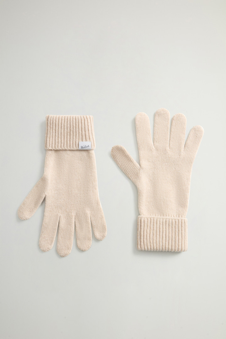 Gloves in Wool Blend White photo 1 | Woolrich