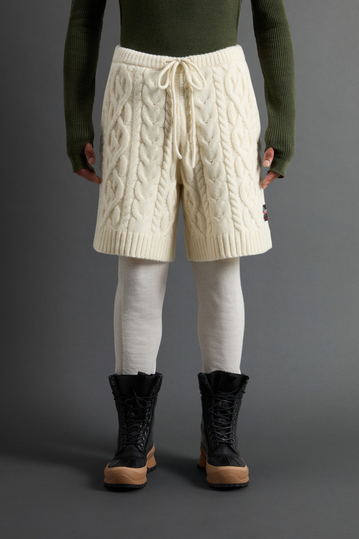 Shorts in Italian Pure Merino Wool by Todd Snyder Beige photo 2 | Woolrich