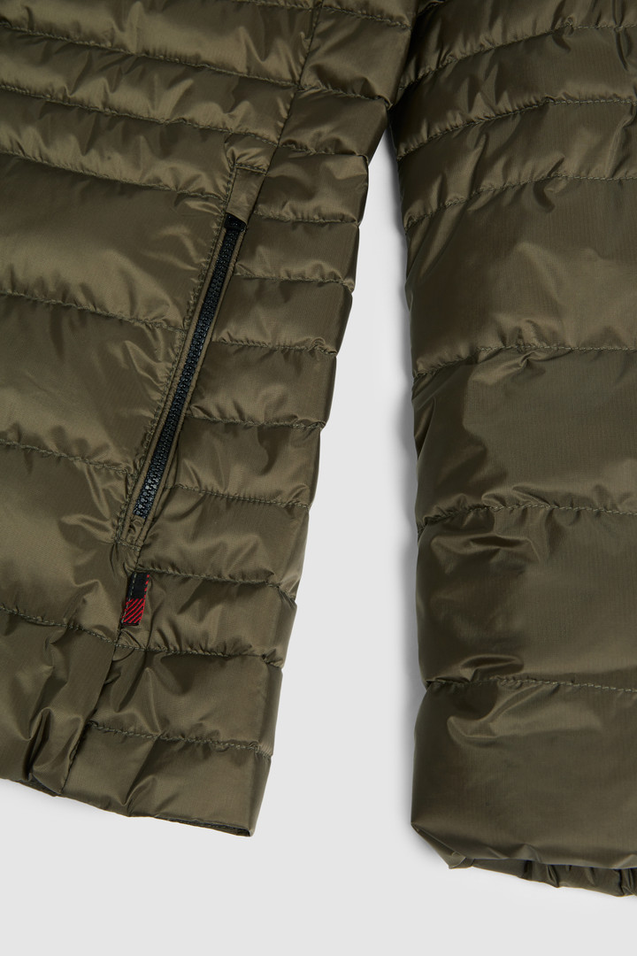 Hooded tech jacket