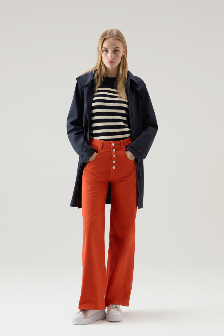 Pantalon en sergé de coton élastique teint en pièce Orange photo 2 | Woolrich