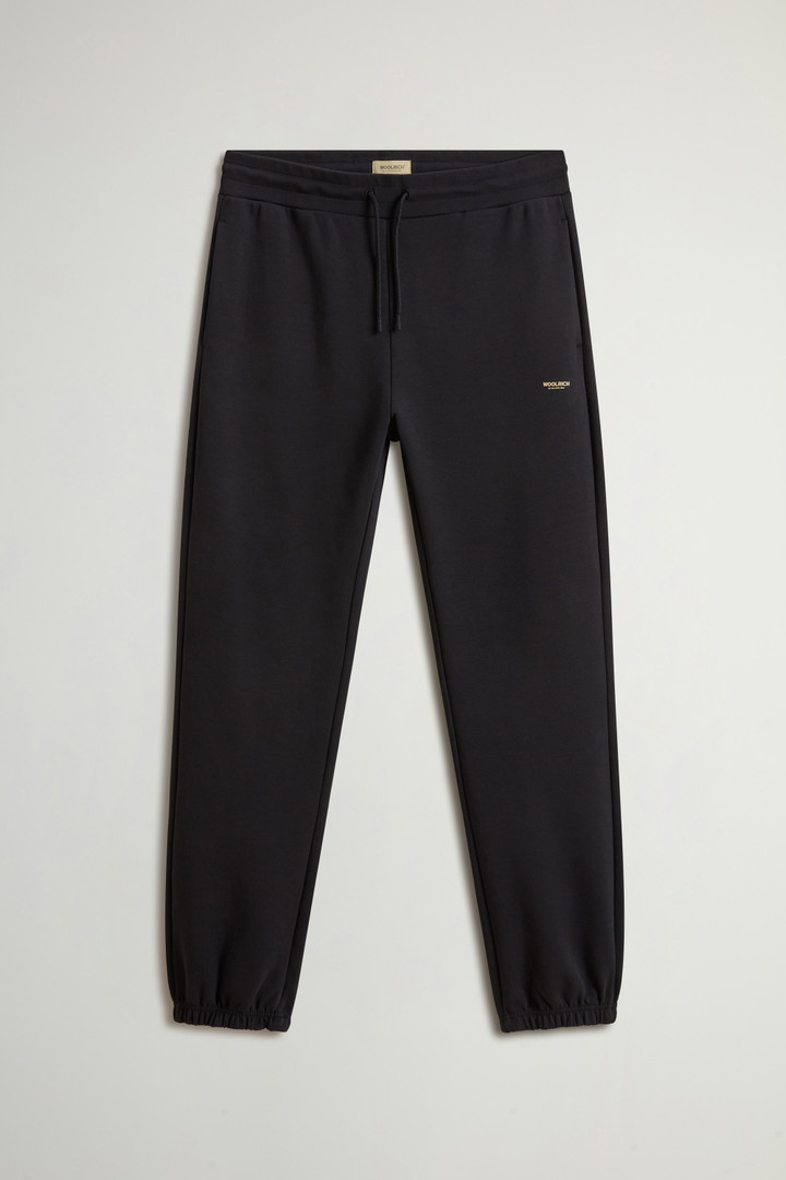 Pants in Cotton-Blend Interlock Black photo 3 | Woolrich