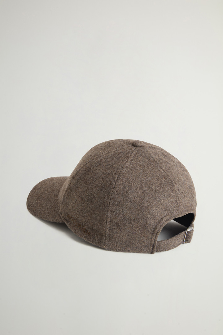 Cap in Recycled Italian Wool-Blend Brown photo 2 | Woolrich