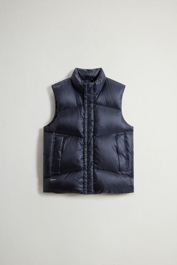 Veste sans manches matelassée en nylon Pertex Quantum recyclé Bleu photo 1 | Woolrich