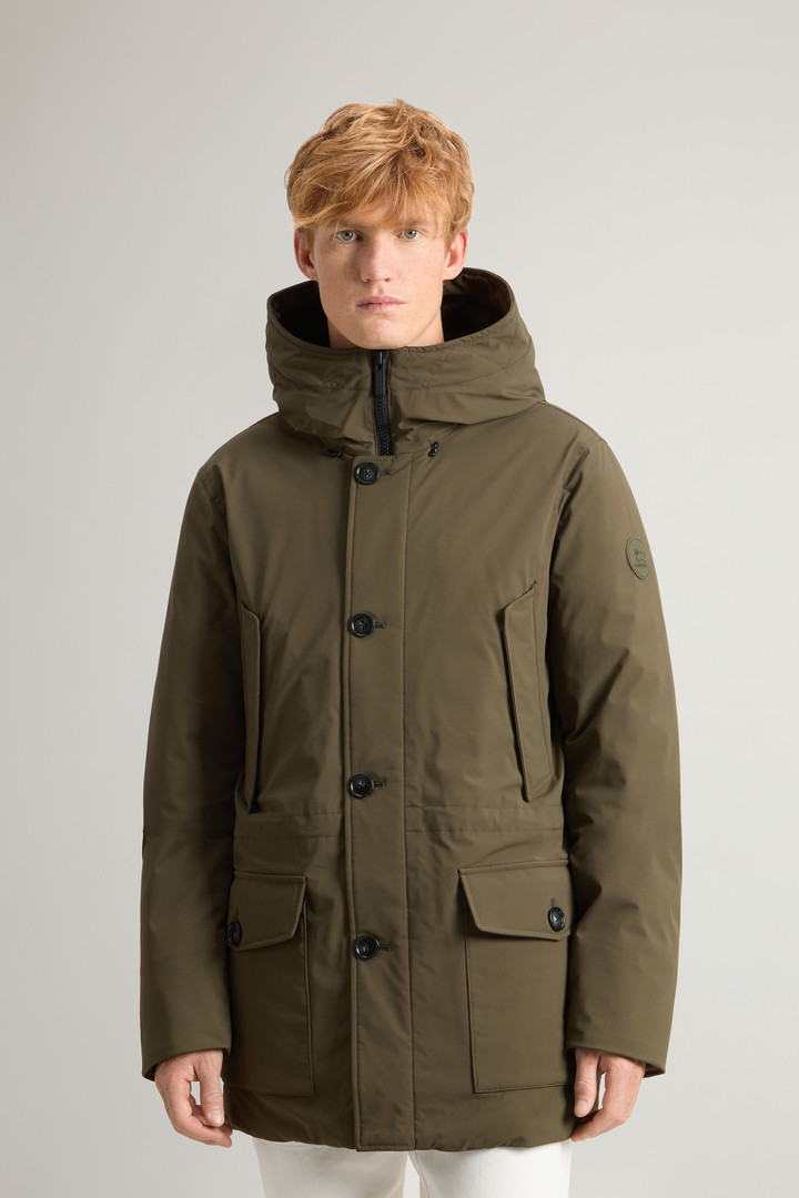 Arctic Parka van stretchnylon Groen photo 1 | Woolrich