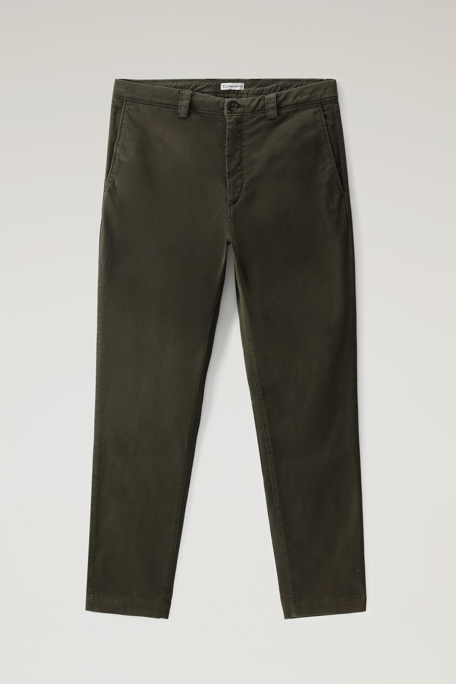 Stretch Cotton Chino Pants Green photo 4 | Woolrich