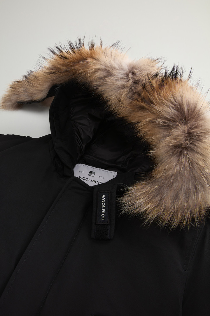 Daytona Parka in Ramar Cloth with Detachable Fur Black photo 8 | Woolrich