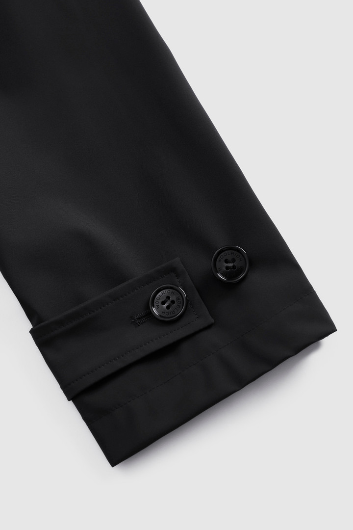 Leichter Trenchcoat Fayette Schwarz photo 7 | Woolrich
