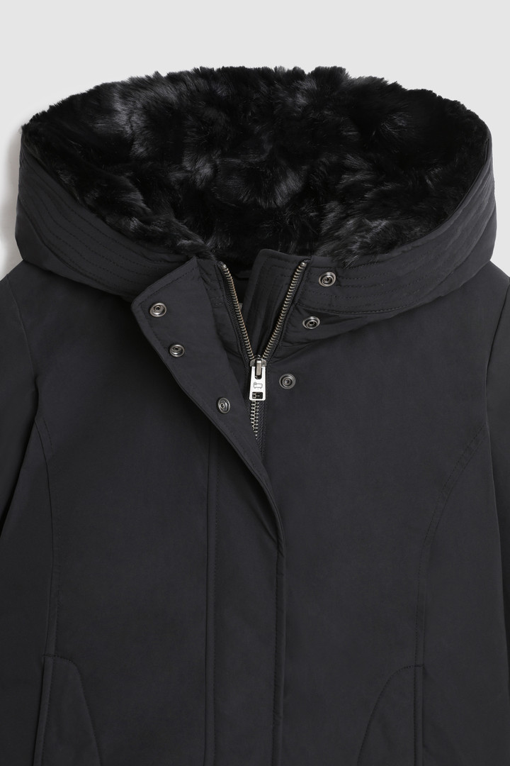 Luxury Boulder Parka da bambina con pelliccia ecologica