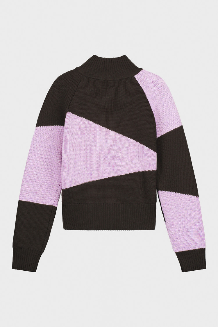 Pull zippé en mérinos Daniëlle Cathari