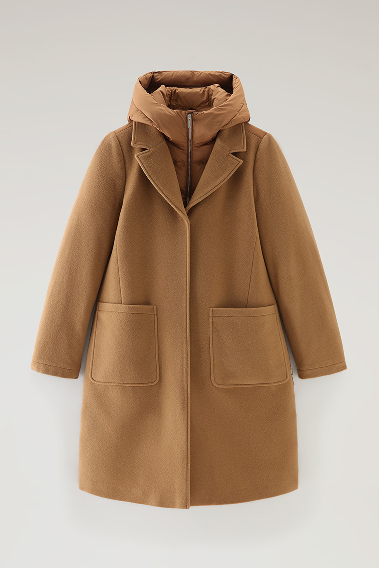 Kuna Parka in Wool and Cashmere Blend Brown photo 5 | Woolrich
