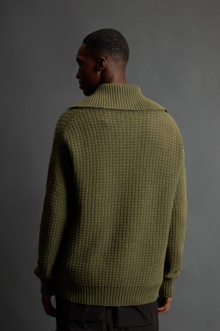 Maglione in misto lana vergine e cashmere by Todd Snyder Verde photo 3 | Woolrich