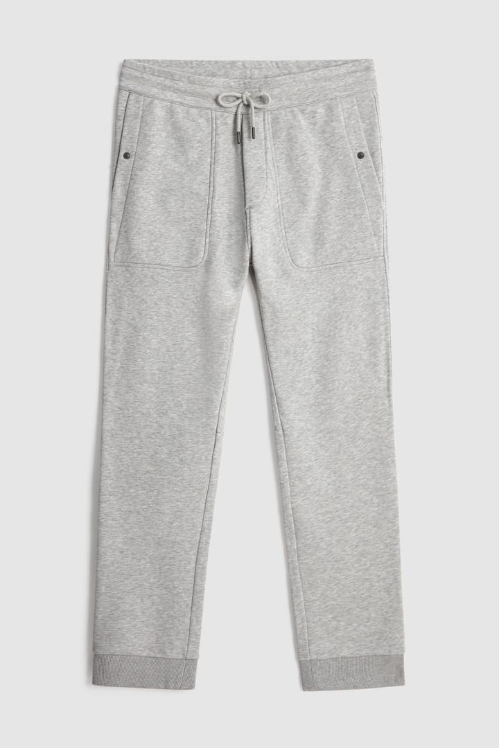 Fleece-Sporthose aus Bio-Baumwolle Grau photo 4 | Woolrich