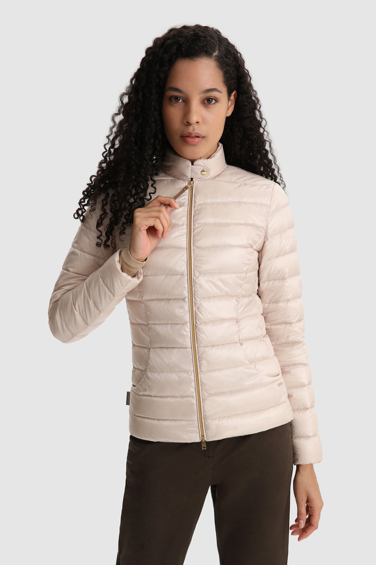 Giacca trapuntata Abbie in nylon satin