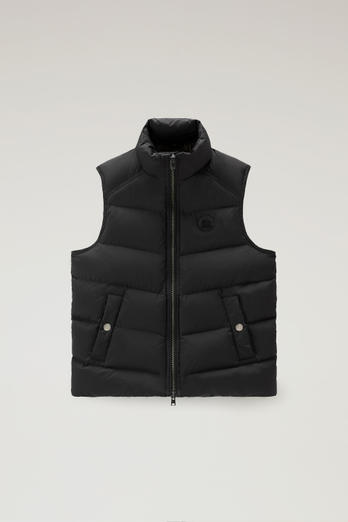 Premium Padded Vest in Stretch Nylon Black | Woolrich