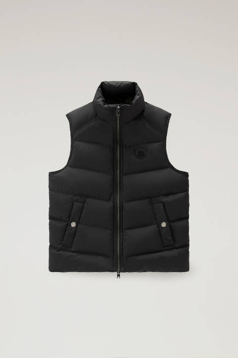 Premium Padded Vest in Stretch Nylon Black photo 2 | Woolrich