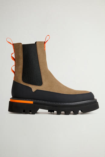 Suede Chelsea Boots by Todd Snyder Beige photo 1 | Woolrich