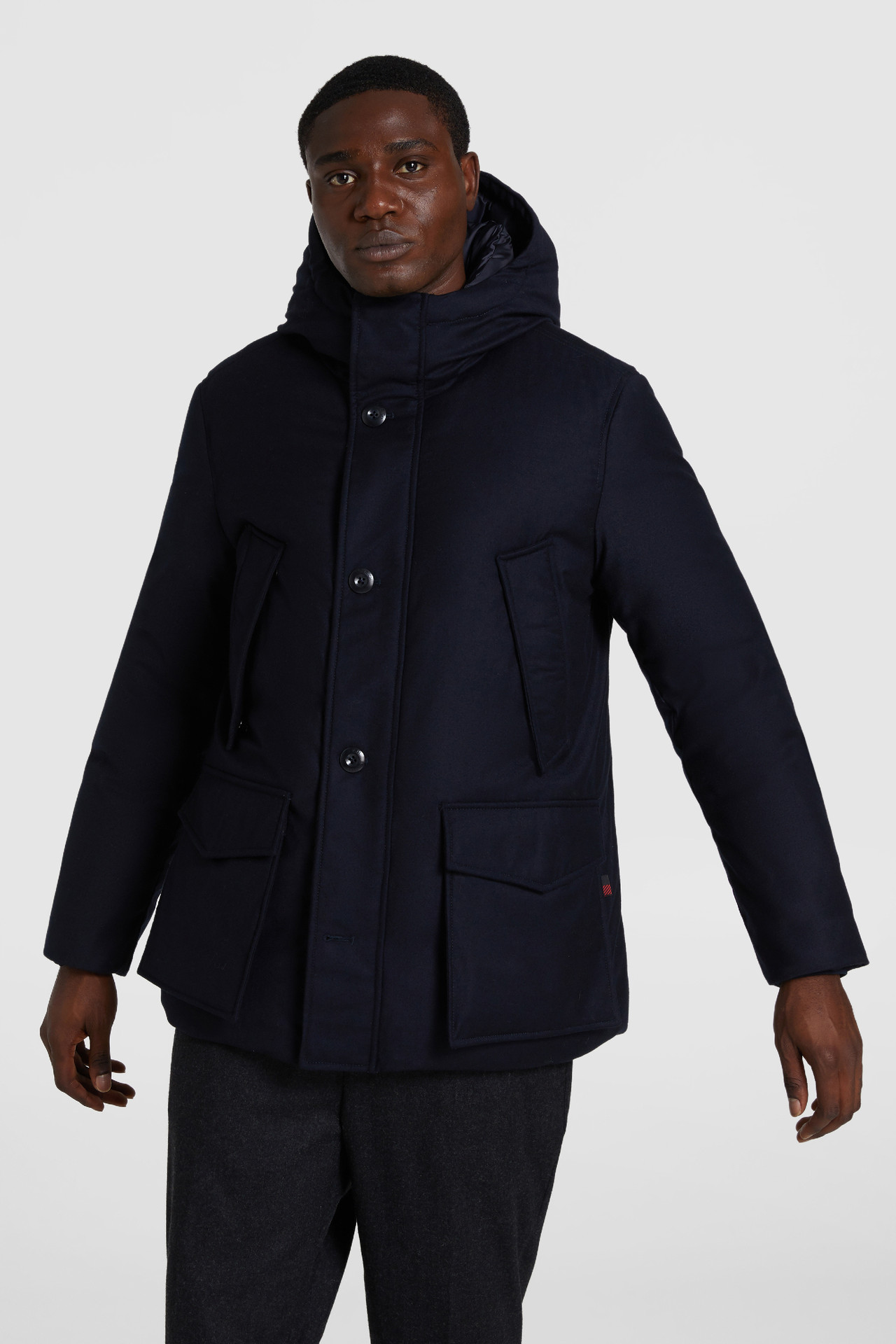 Mountain Parka van fijne wol